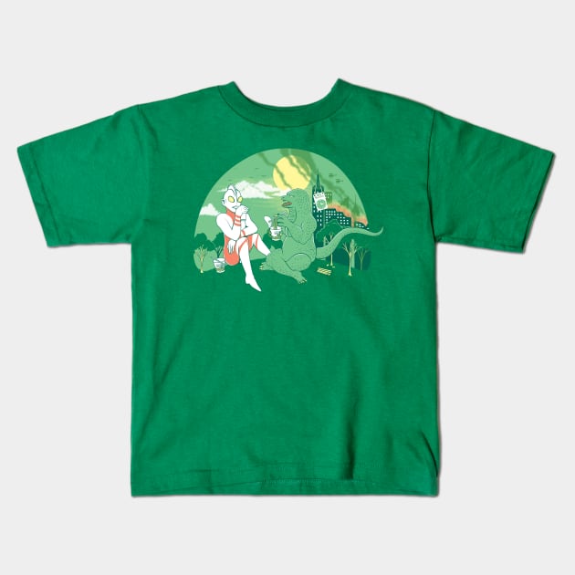 Lunch Break Kids T-Shirt by Made With Awesome